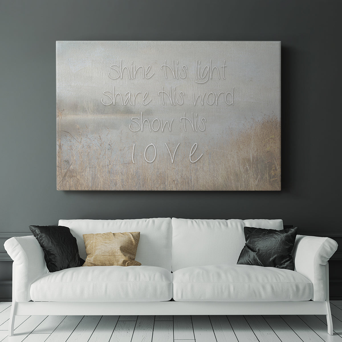 Shine His Light - Canvas Art Print