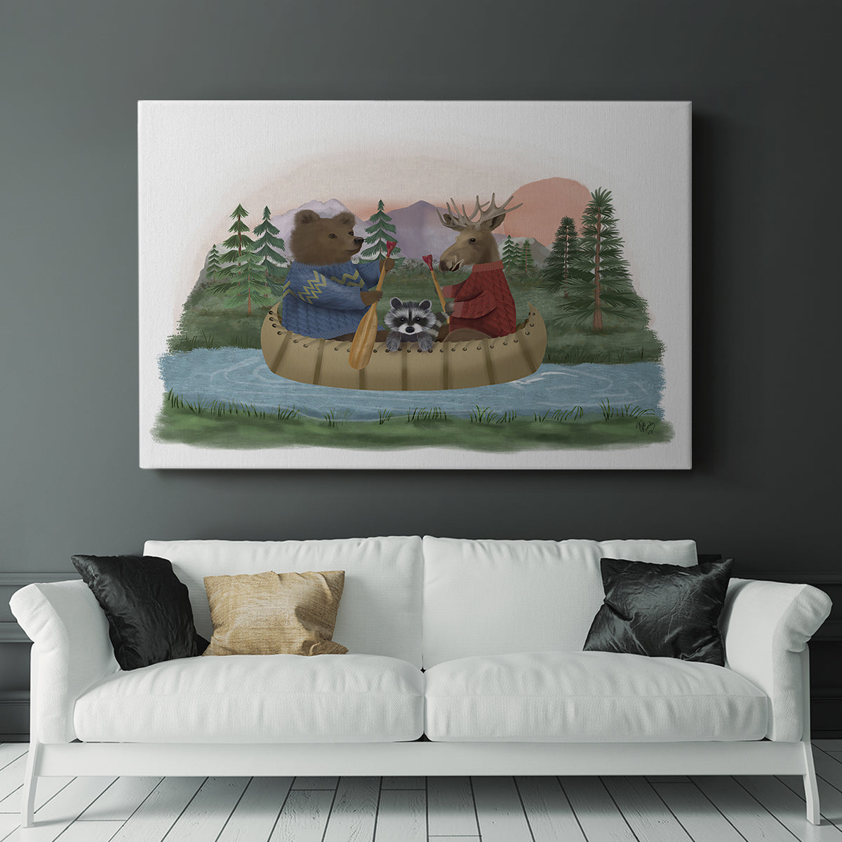 River Trip - Canvas Art Print