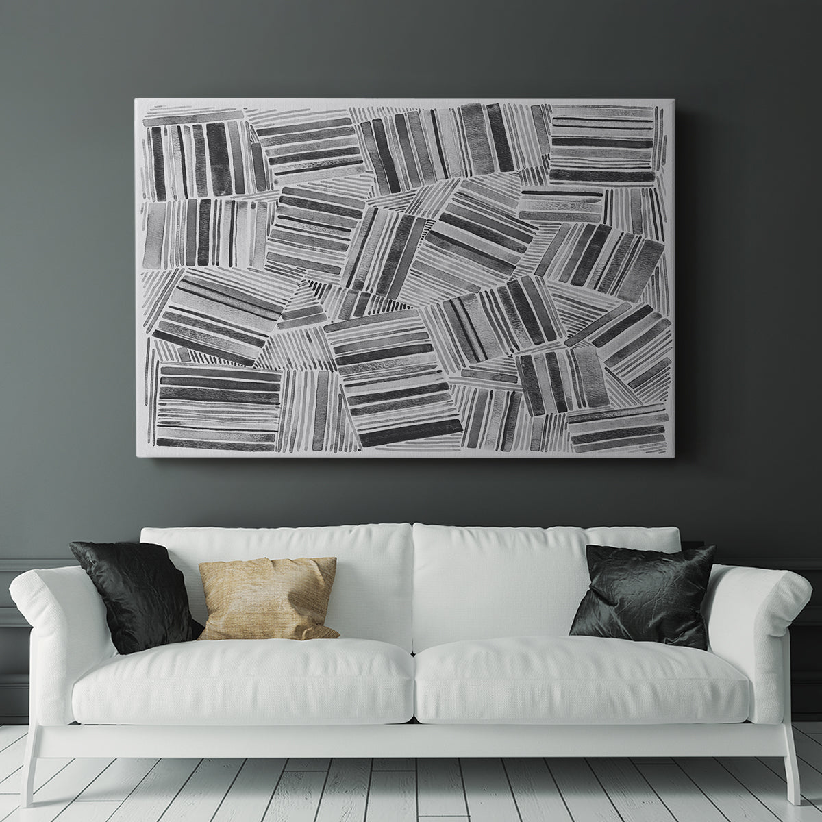Quilted Pattern III - Canvas Art Print
