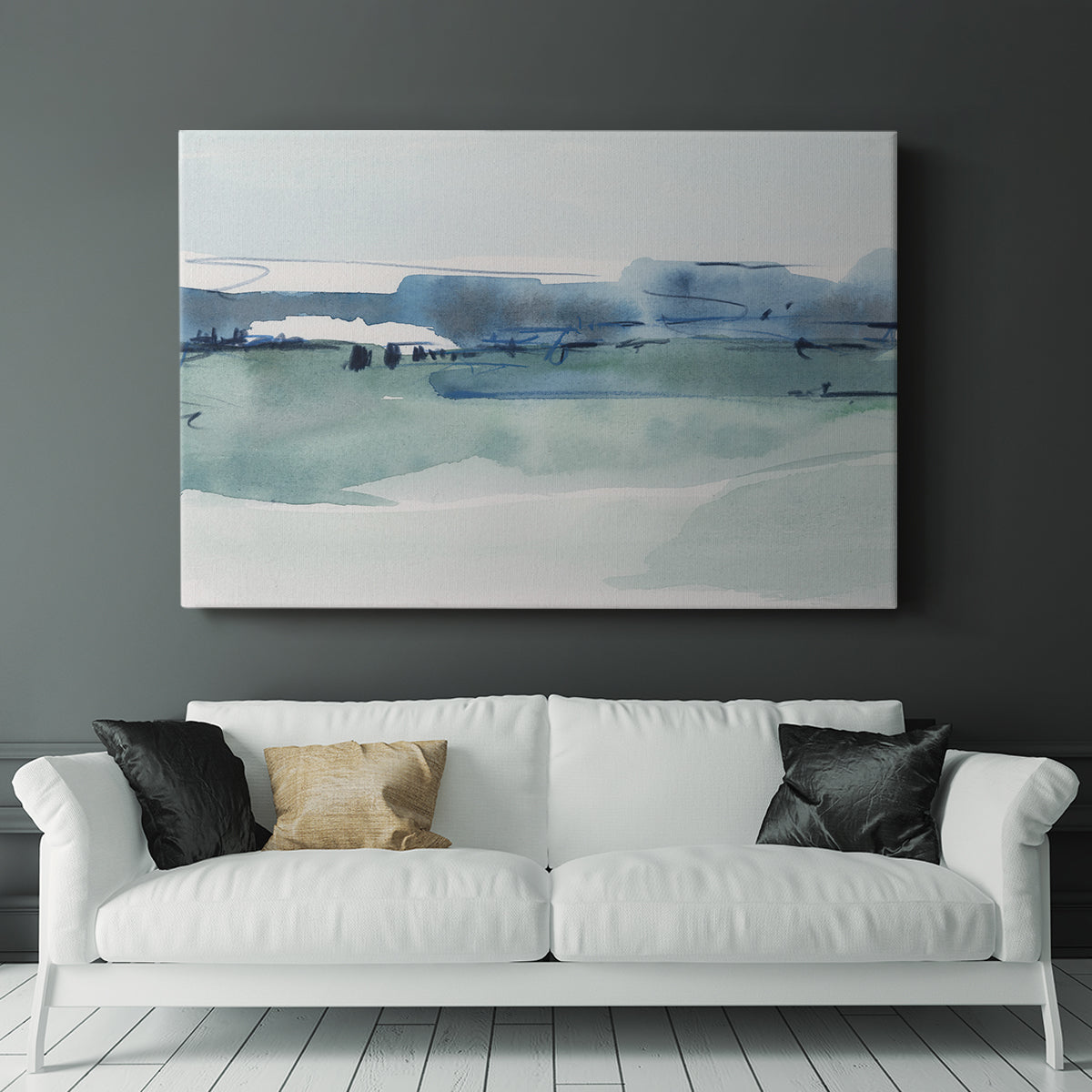 Ultramarine Vista I - Canvas Art Print