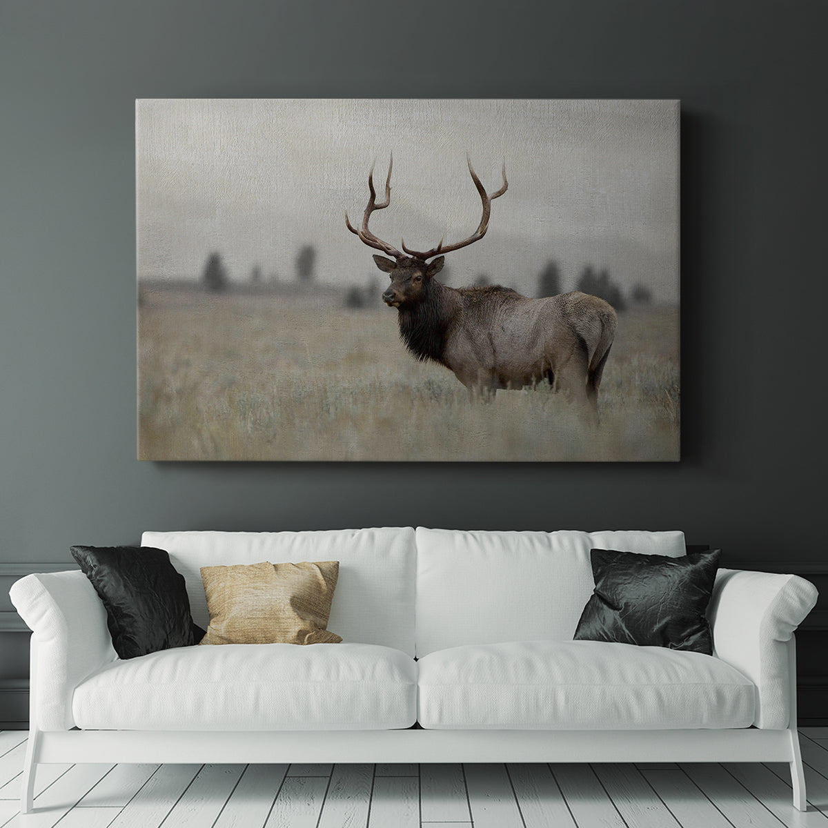Grand Elk - Canvas Art Print