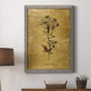 Gold Sketch Botanical II - Premium Canvas Framed in Barnwood - Ready to Hang