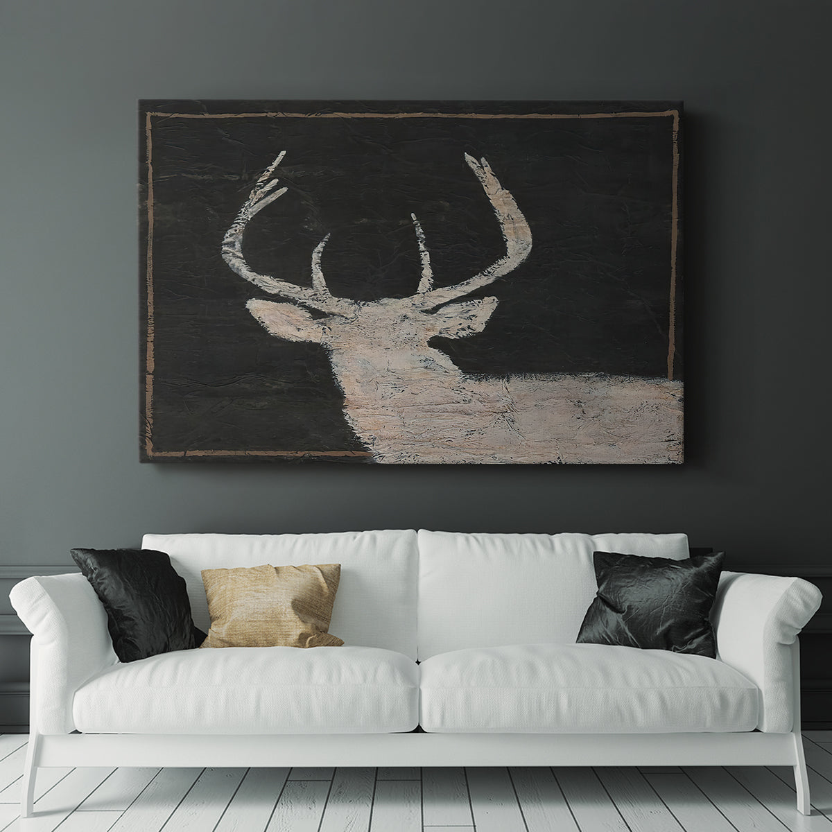 Brow Tine Deer I - Canvas Art Print