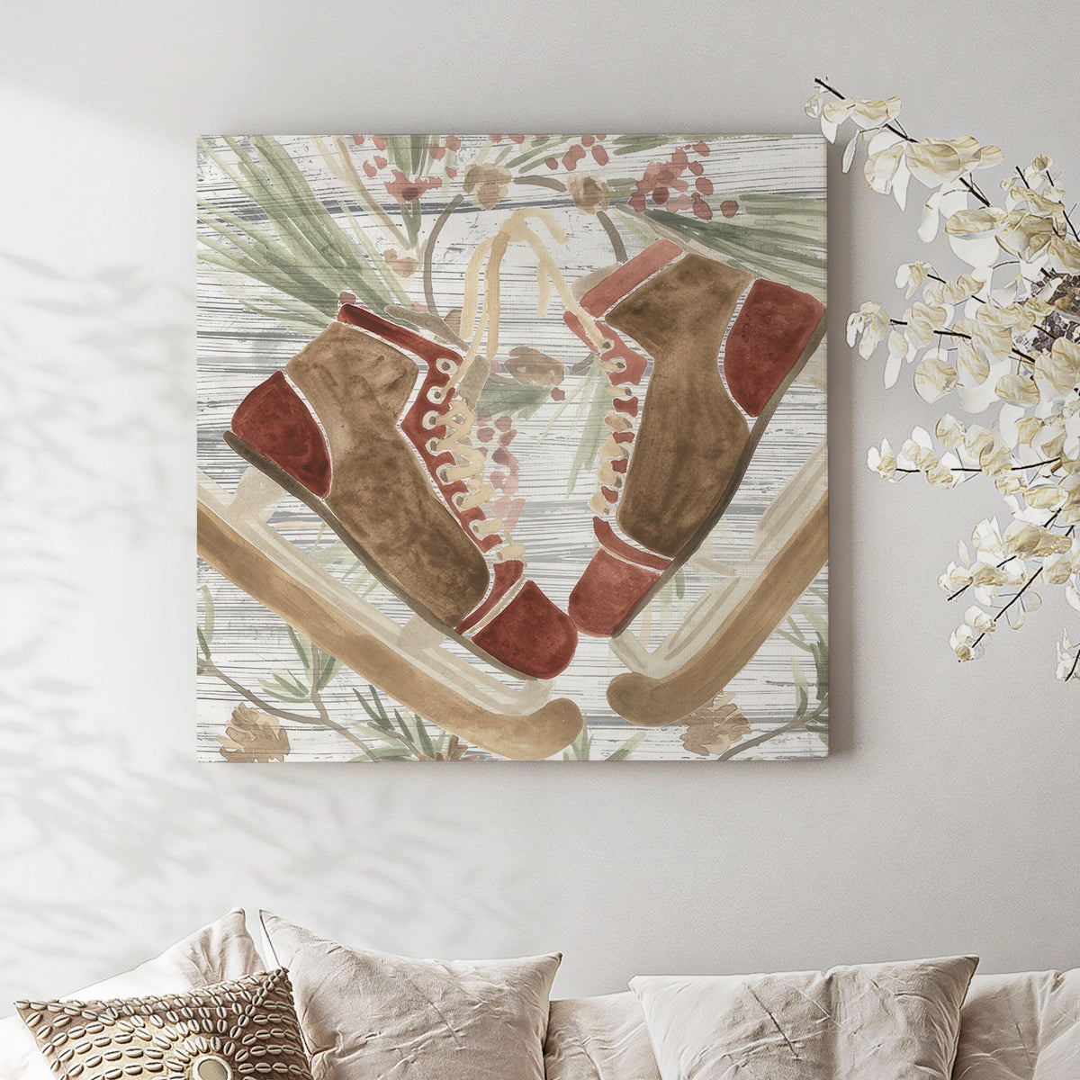 Pinecone Lodge I - Canvas Art Print