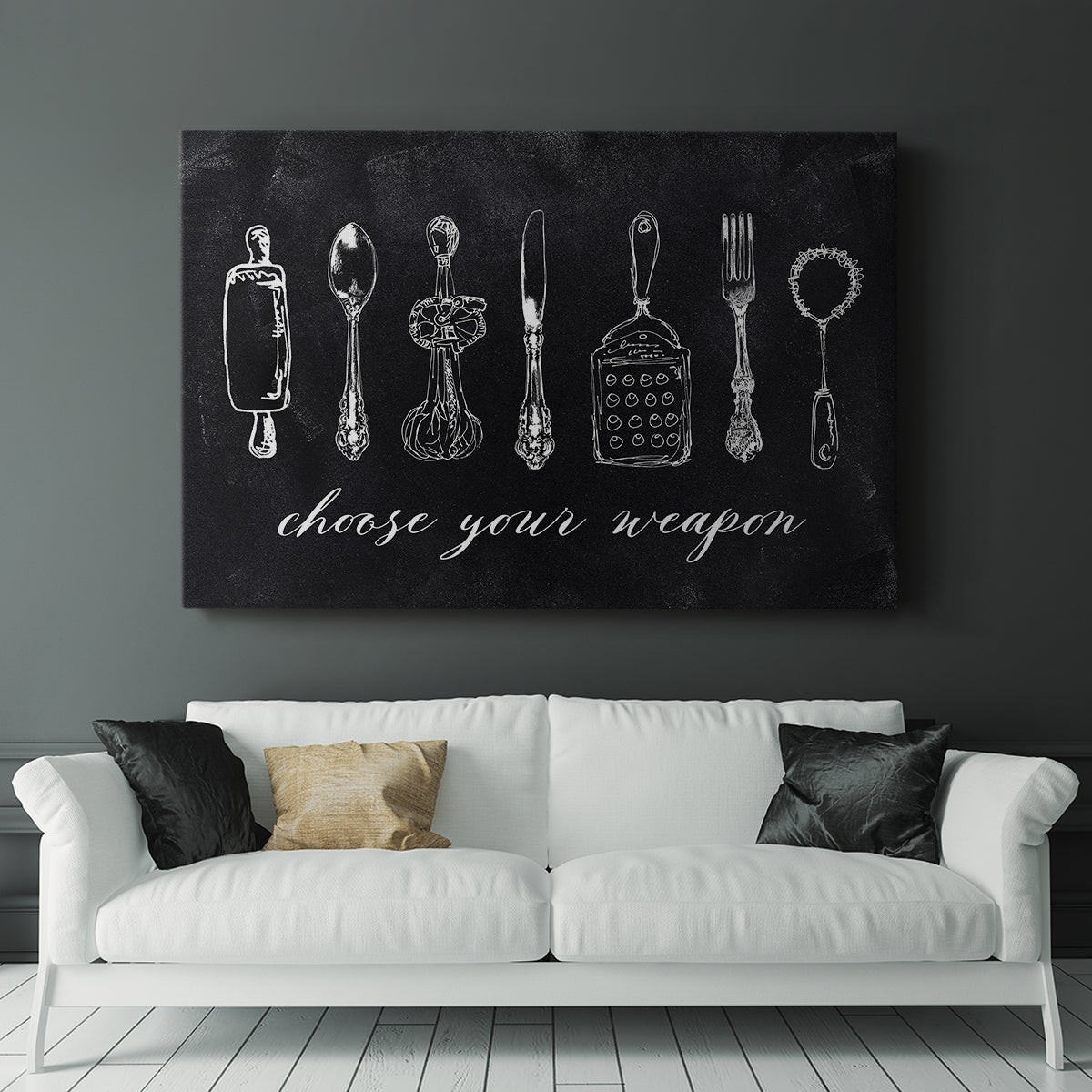 Choose Your Weapon - Canvas Art Print