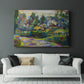 White Barn - Canvas Art Print