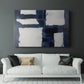 Blue and White Abstract XCIV - Canvas Art Print