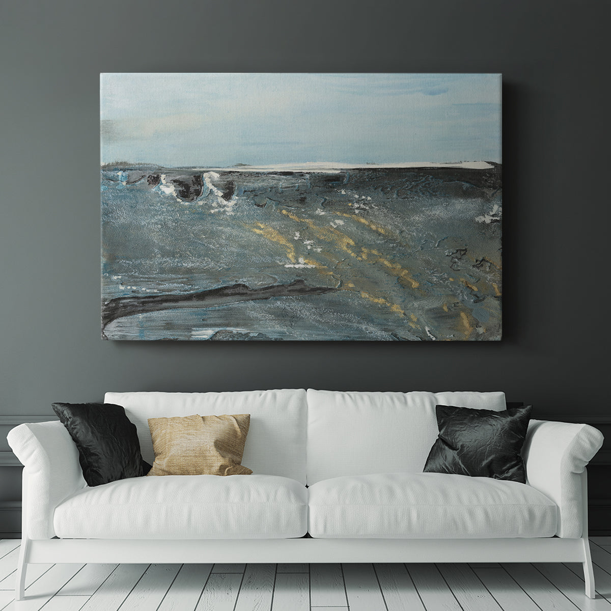 Flow of Love in Ocean II - Canvas Art Print