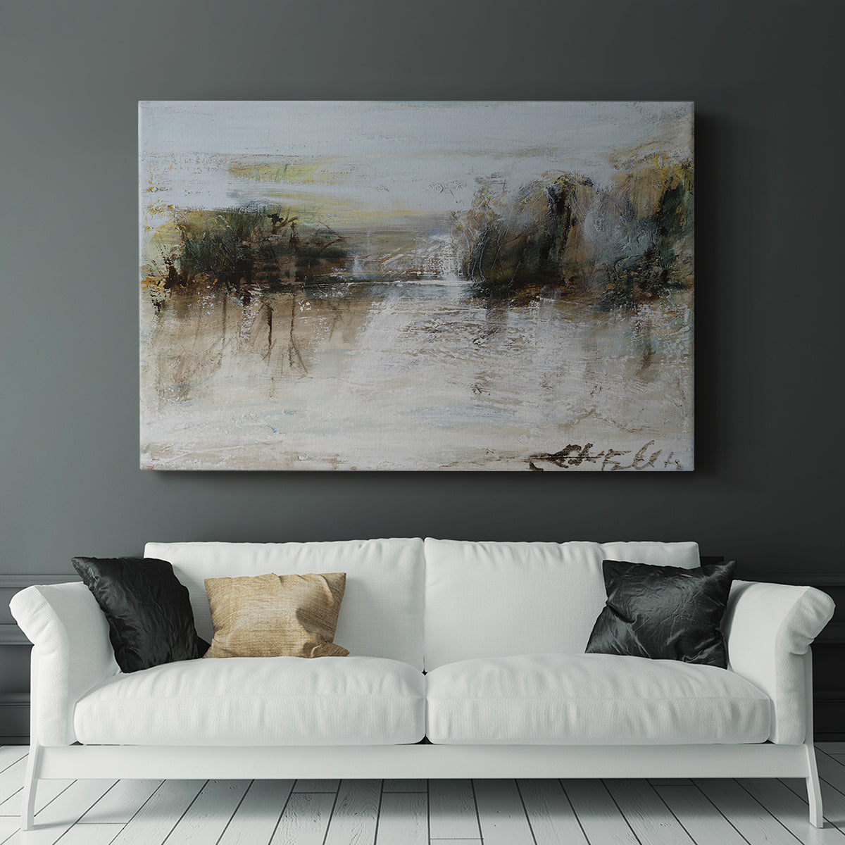 Wintery Horizon I - Canvas Art Print