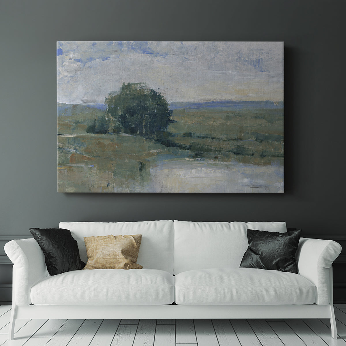 Riverbank Impression I - Canvas Art Print