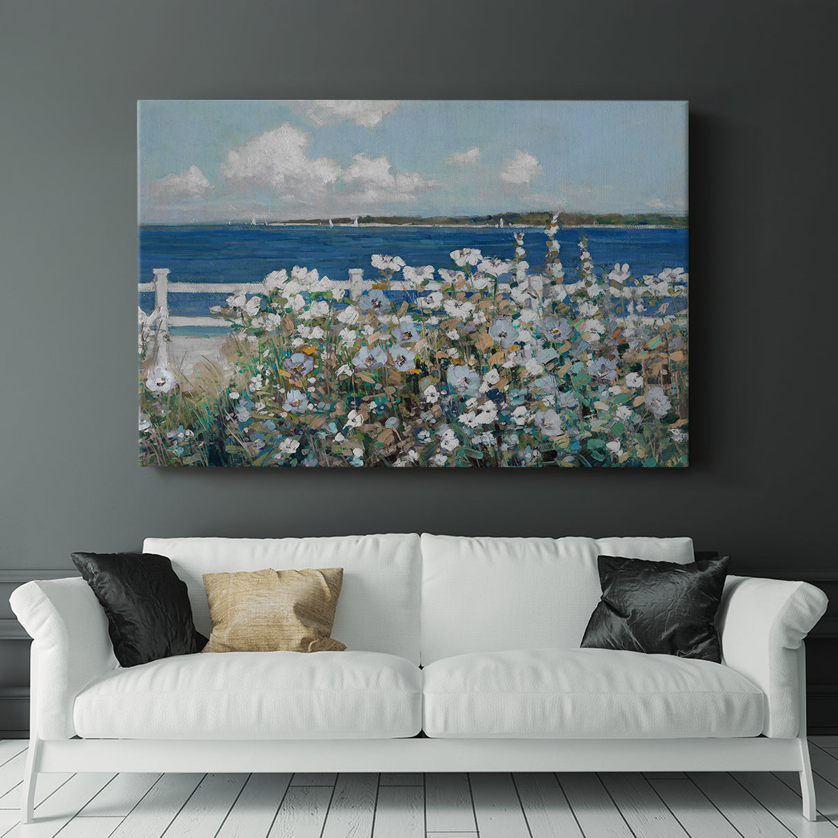 Bayside Garden - Canvas Art Print