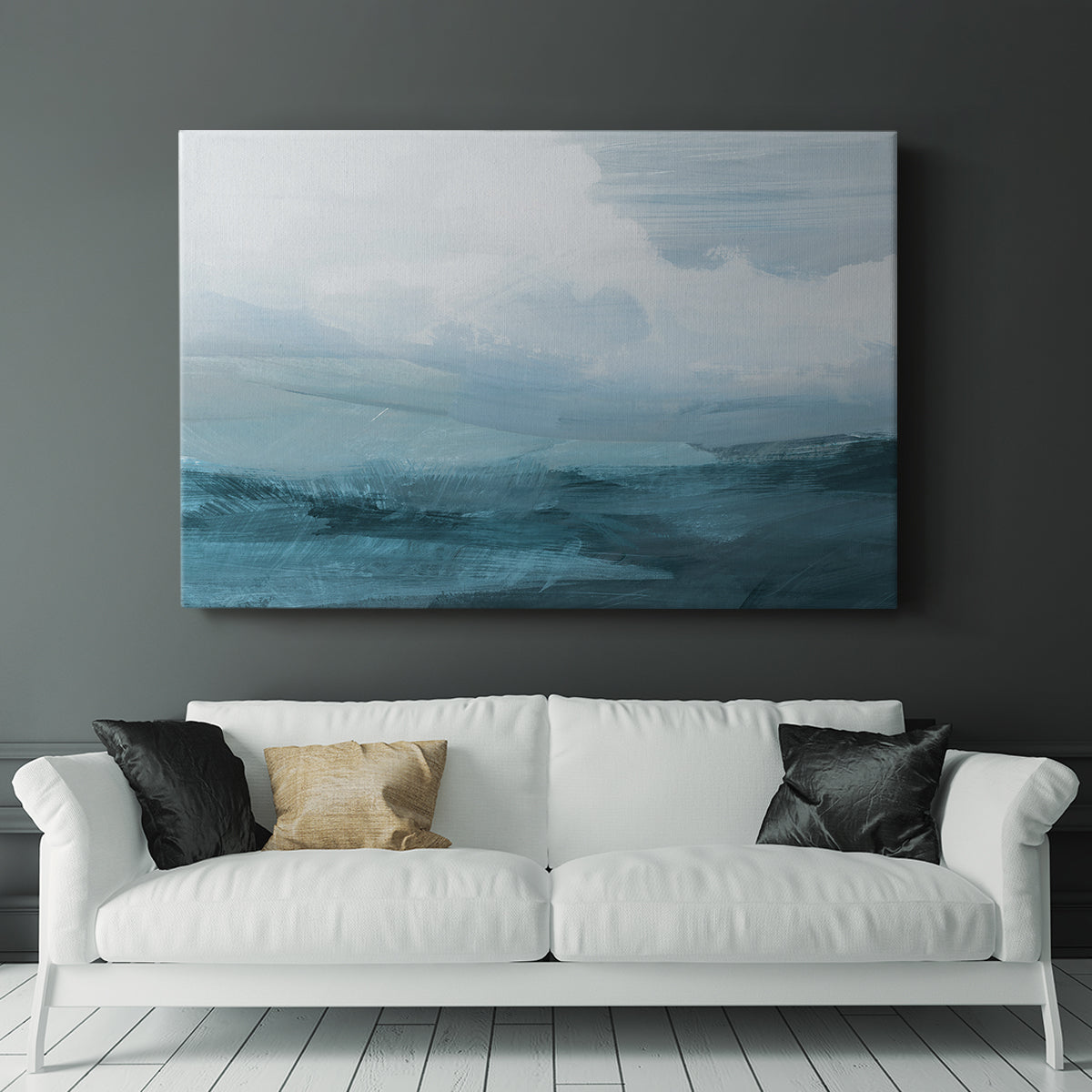 Azure Rising IV - Canvas Art Print