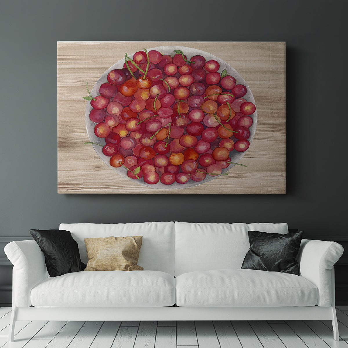 Bowls of Fruit IV - Canvas Art Print