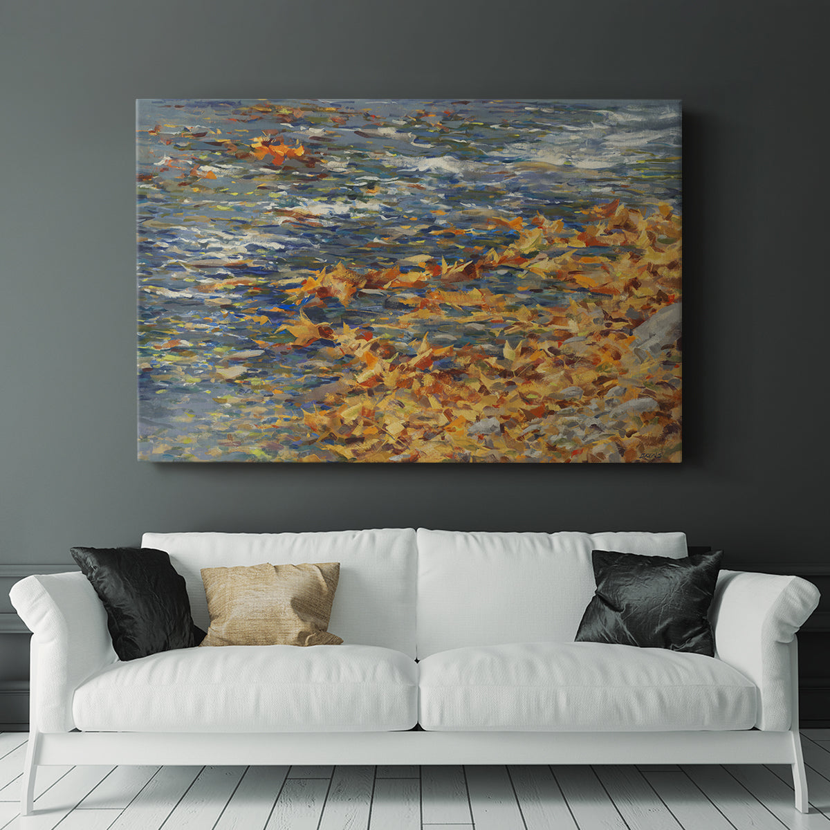 Autumn Creek - Canvas Art Print