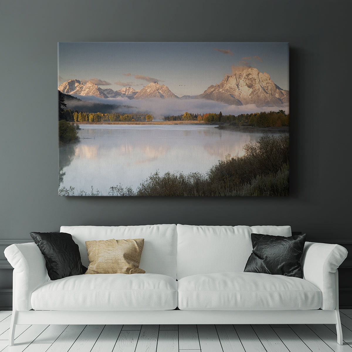 Snake River Fog - Canvas Art Print