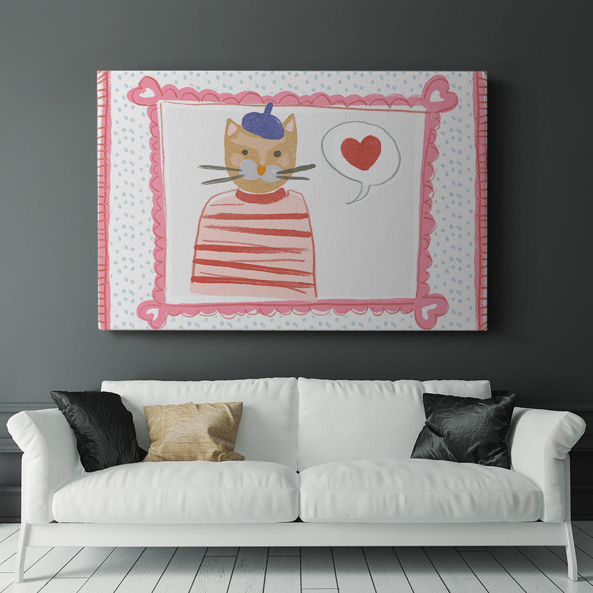 Cameo Characters Collection A - Canvas Art Print