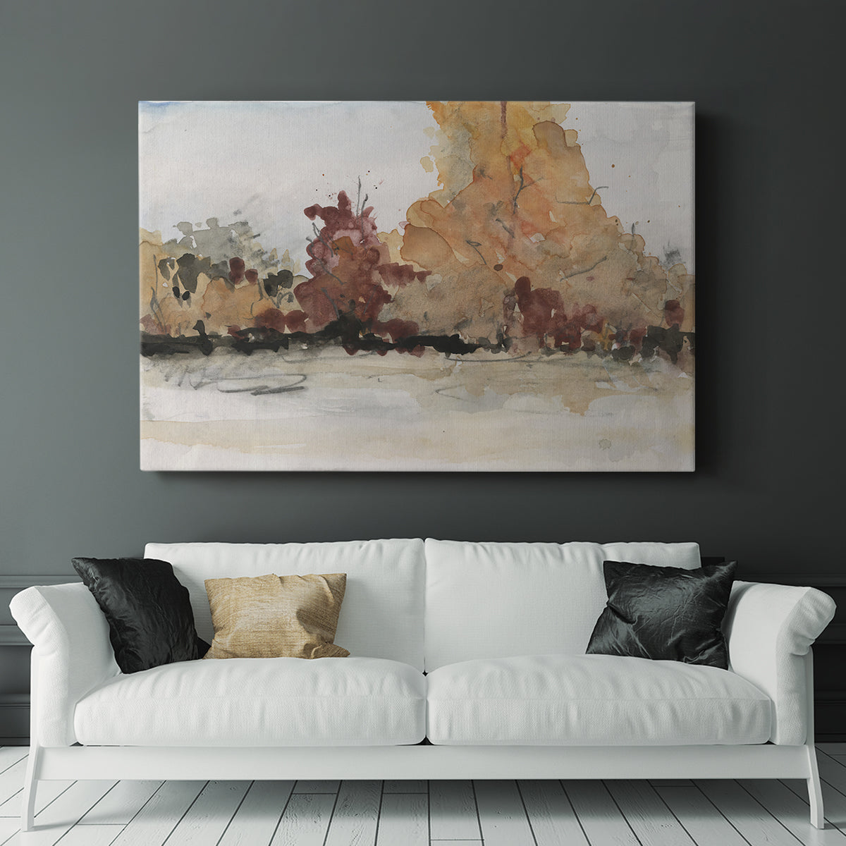 The Autumn View II - Canvas Art Print