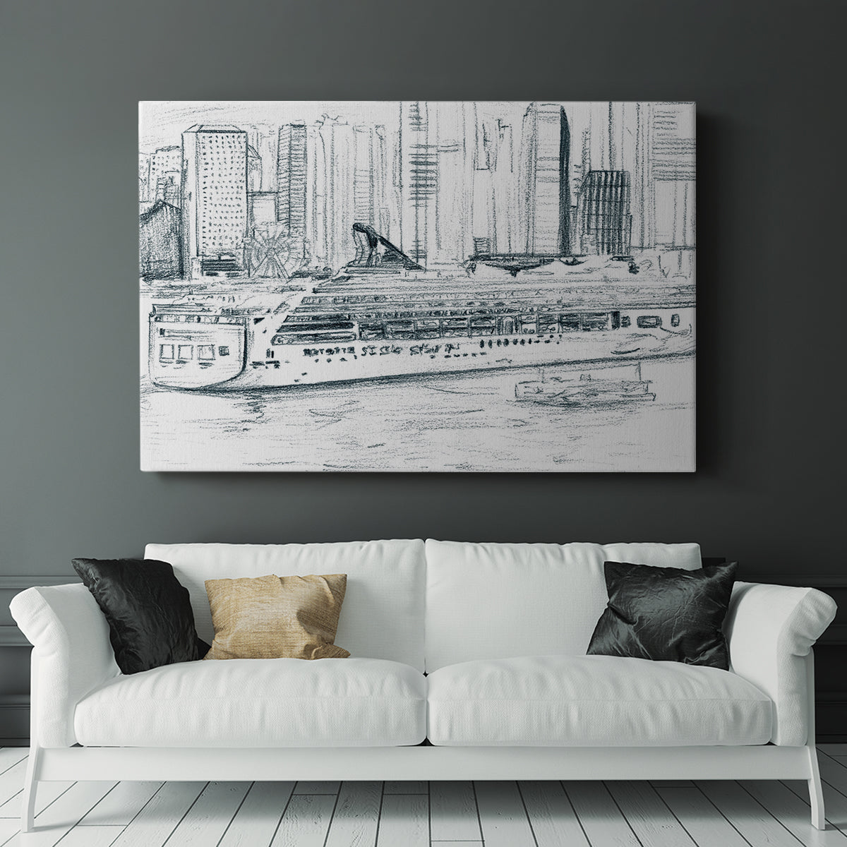 Ferryboats II - Canvas Art Print