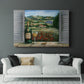 Tuscan White and Poppies - Canvas Art Print