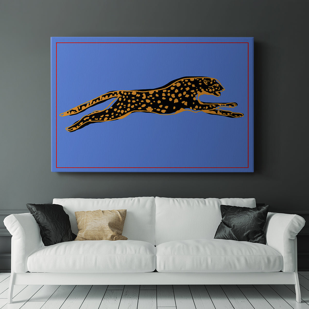 The Wild Leopard II - Canvas Art Print