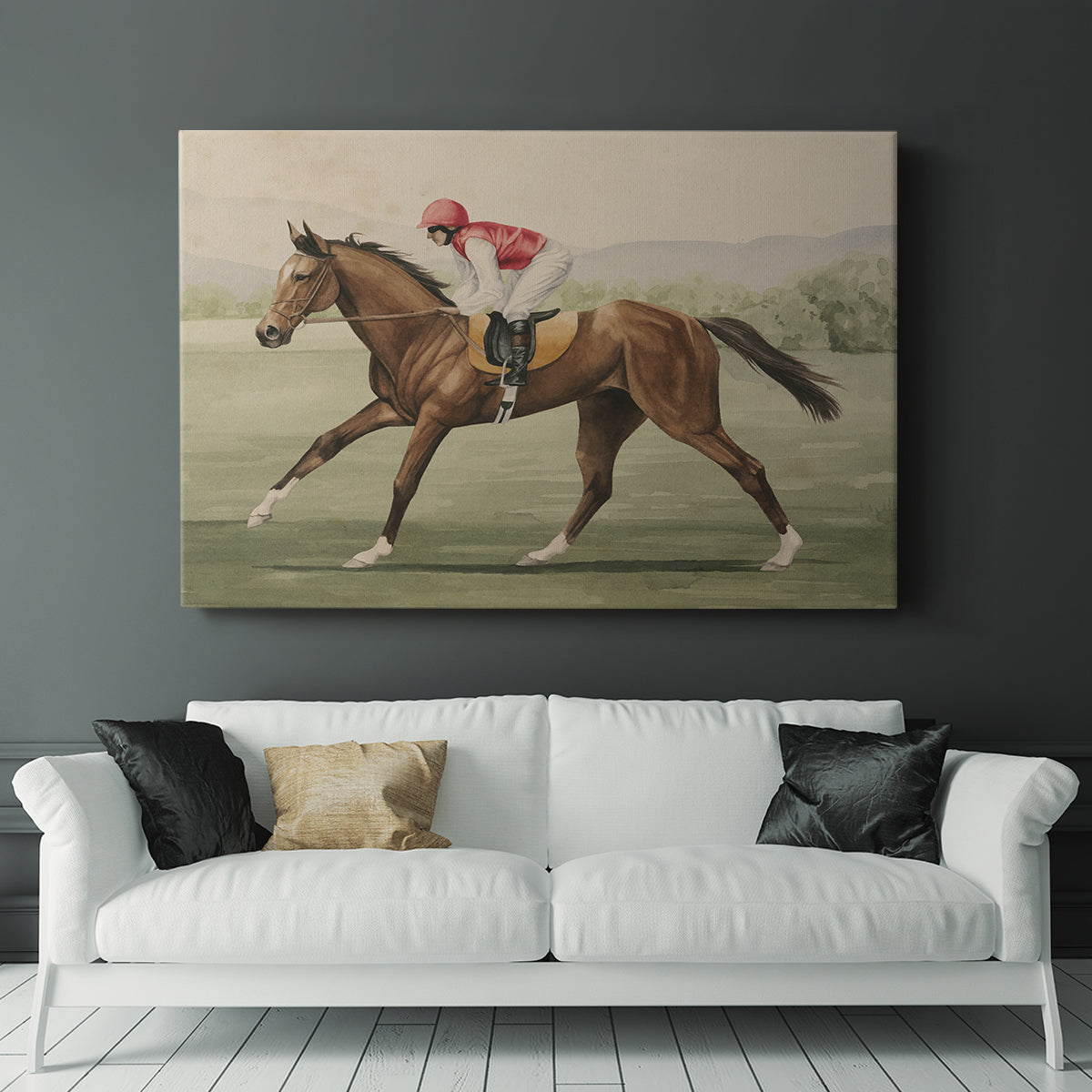 Vintage Equestrian I - Canvas Art Print