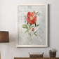 Linen Peony - Premium Canvas Framed in Barnwood - Ready to Hang