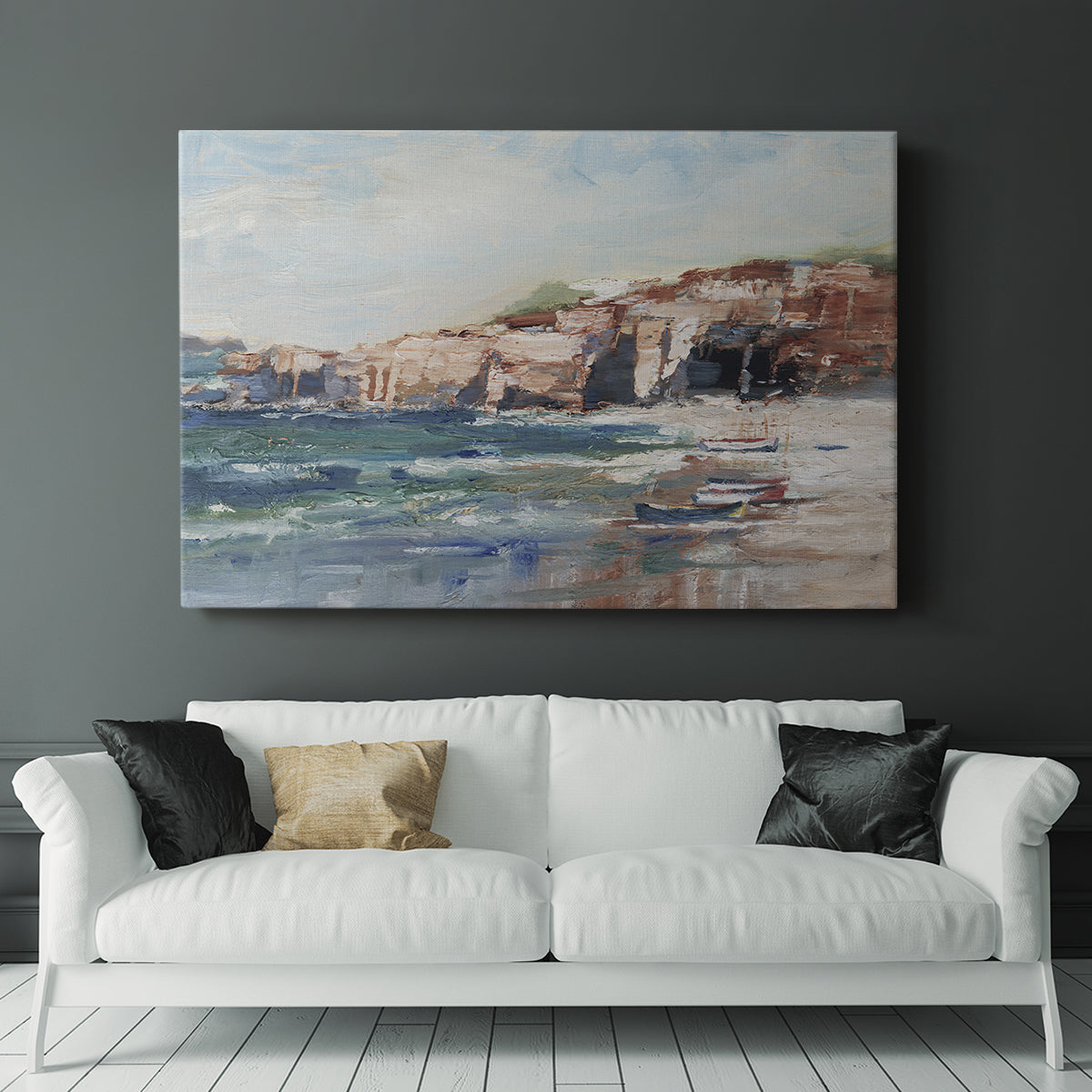 Sea Cliff Study II - Canvas Art Print