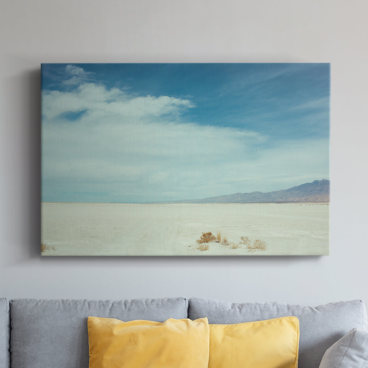 Salt Flat Walk I - Canvas Art Print