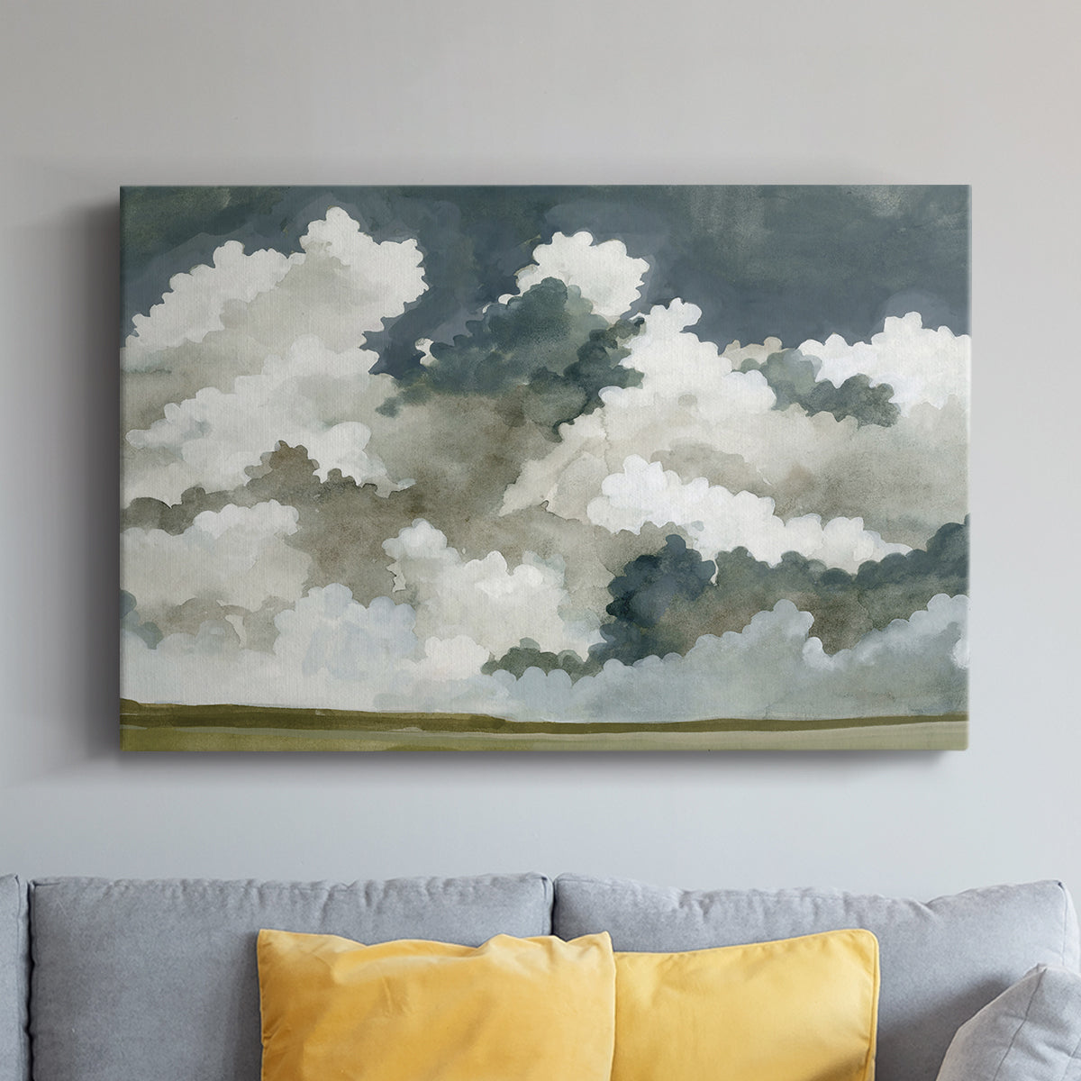 Vast Neutral Sky III - Canvas Art Print