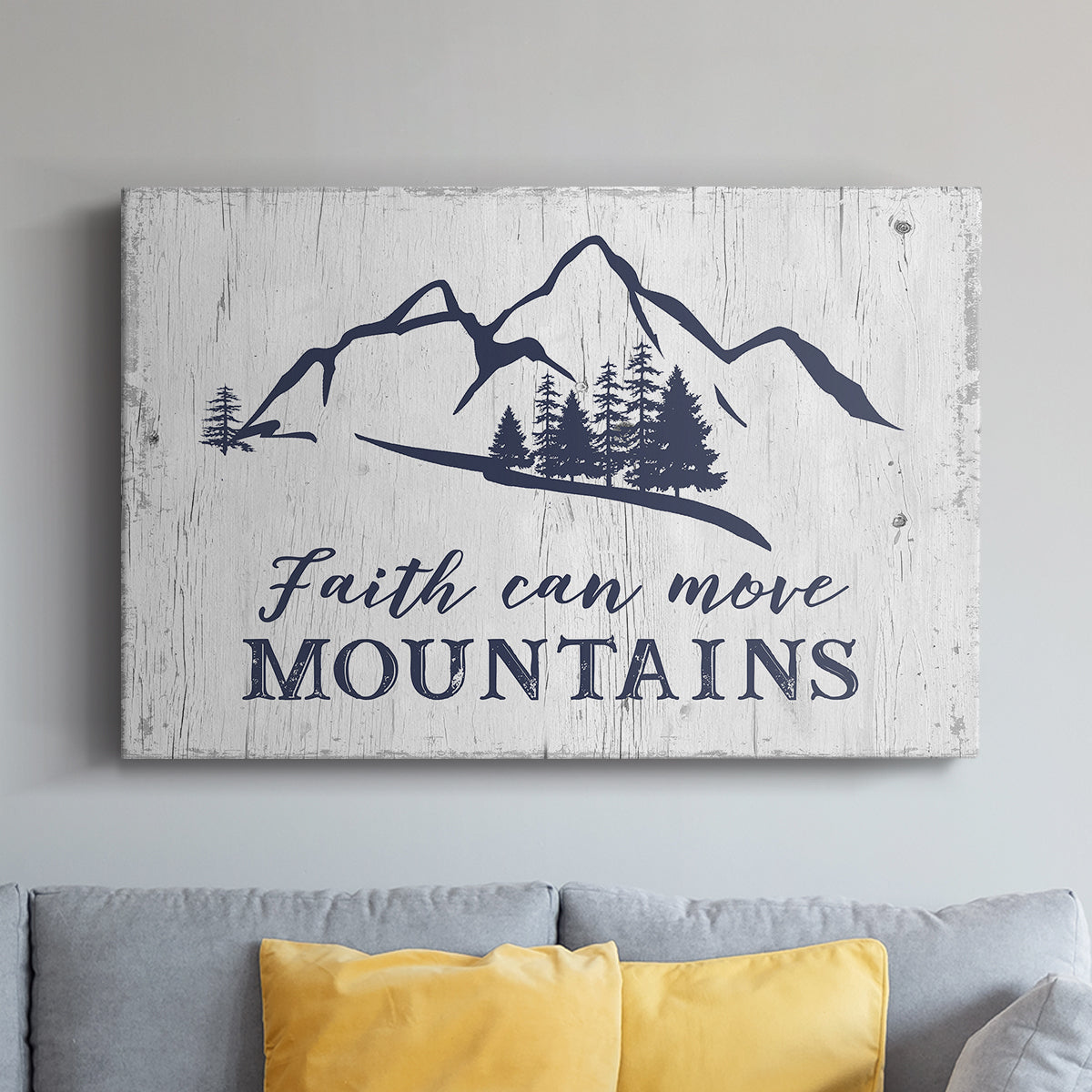 Move Mountains - Canvas Art Print