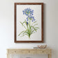 Blue Lively Botanical I - Premium Canvas Framed in Barnwood - Ready to Hang