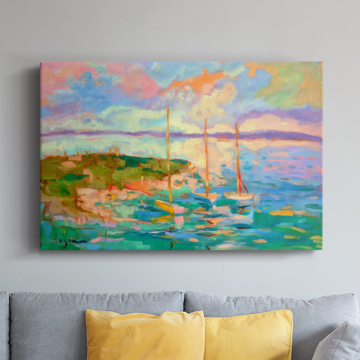 A Peaceful Evening - Canvas Art Print