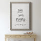 Say Your Prayers - Premium Canvas Framed in Barnwood - Ready to Hang