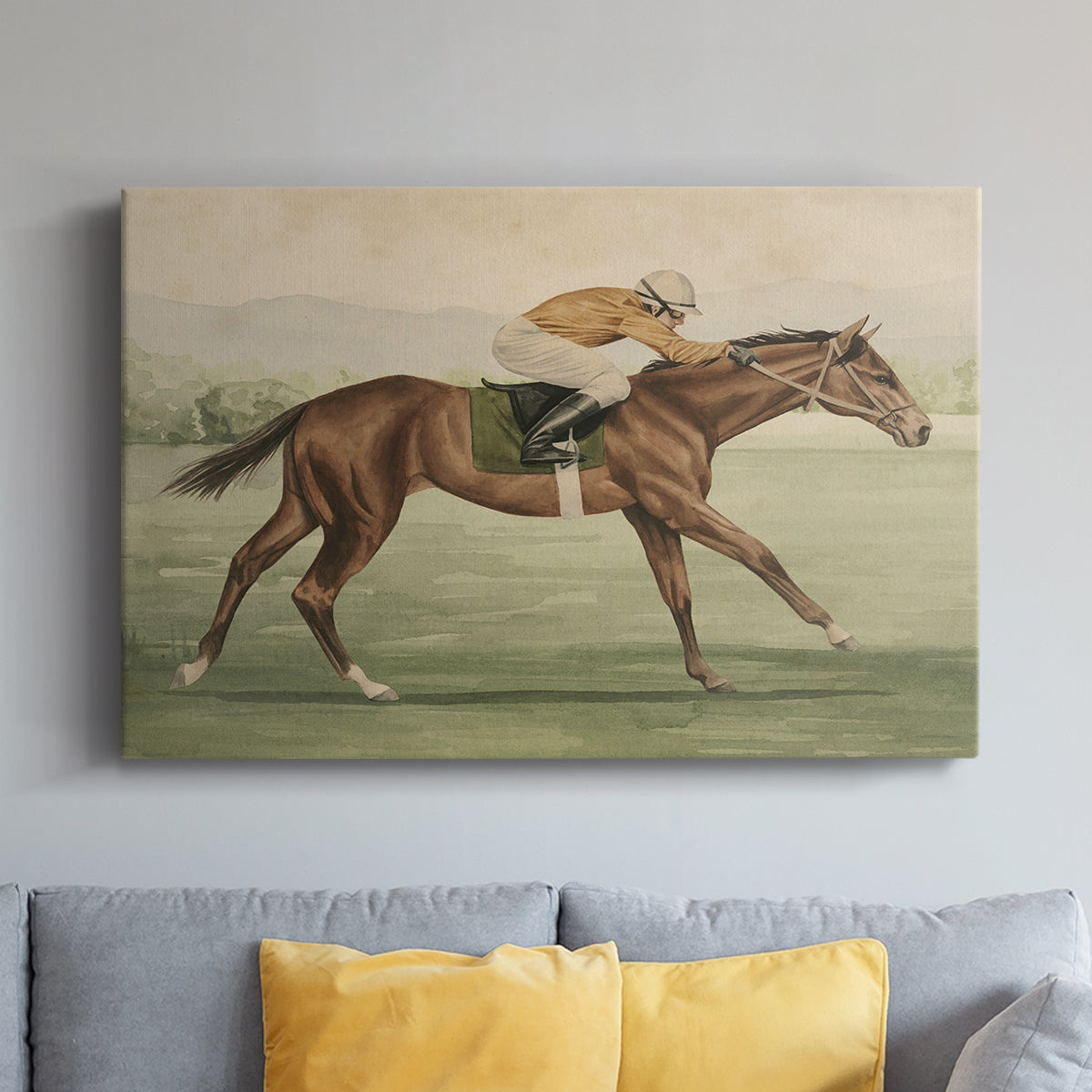 Vintage Equestrian II - Canvas Art Print