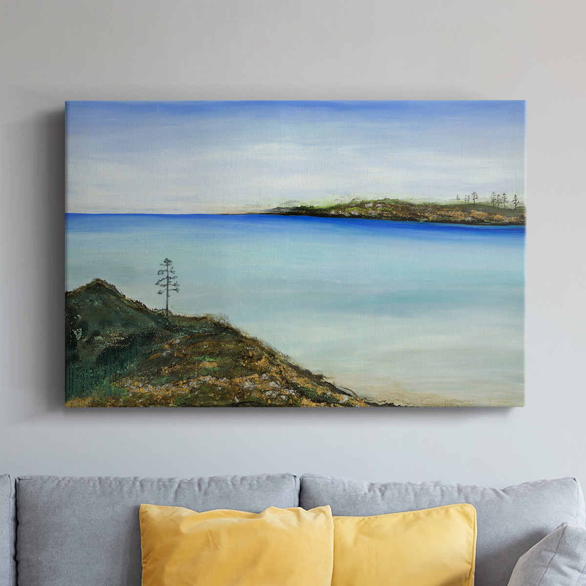 On A Clear Day - Canvas Art Print