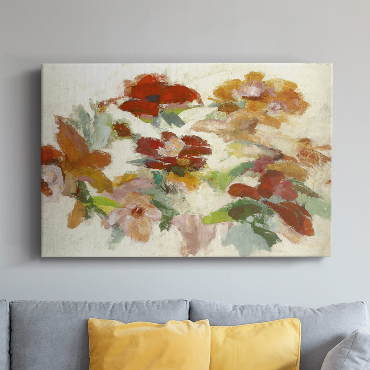 Floral Impressions V1 - Canvas Art Print