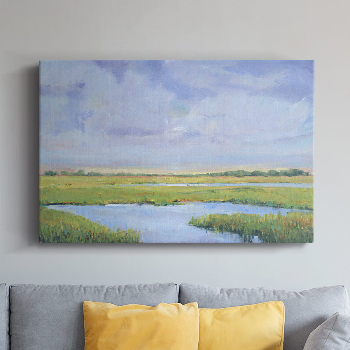 Summer Marsh I - Canvas Art Print