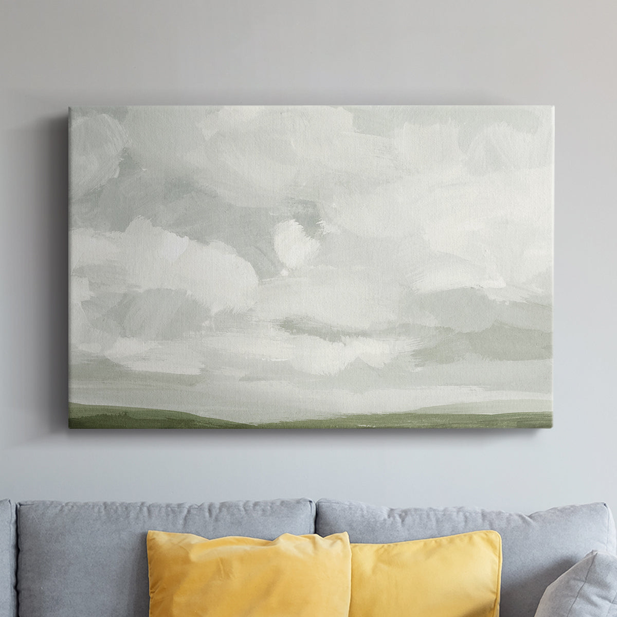 Gray Stone Sky IV - Canvas Art Print