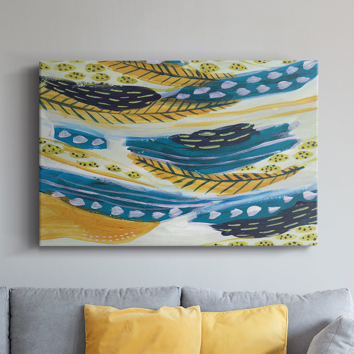 Feathery I - Canvas Art Print