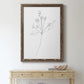 Botanical Gesture V - Premium Canvas Framed in Barnwood - Ready to Hang