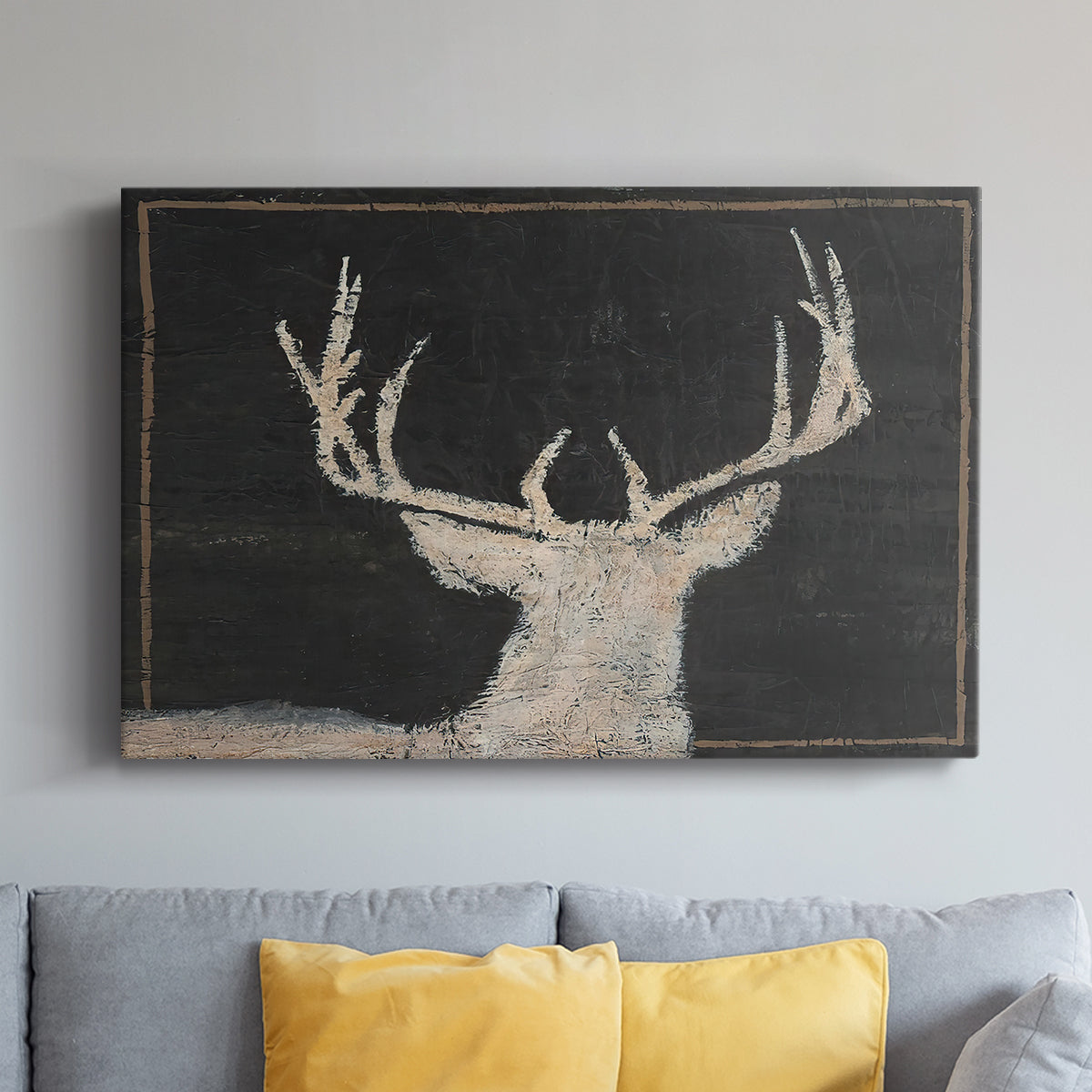 Brow Tine Deer II - Canvas Art Print