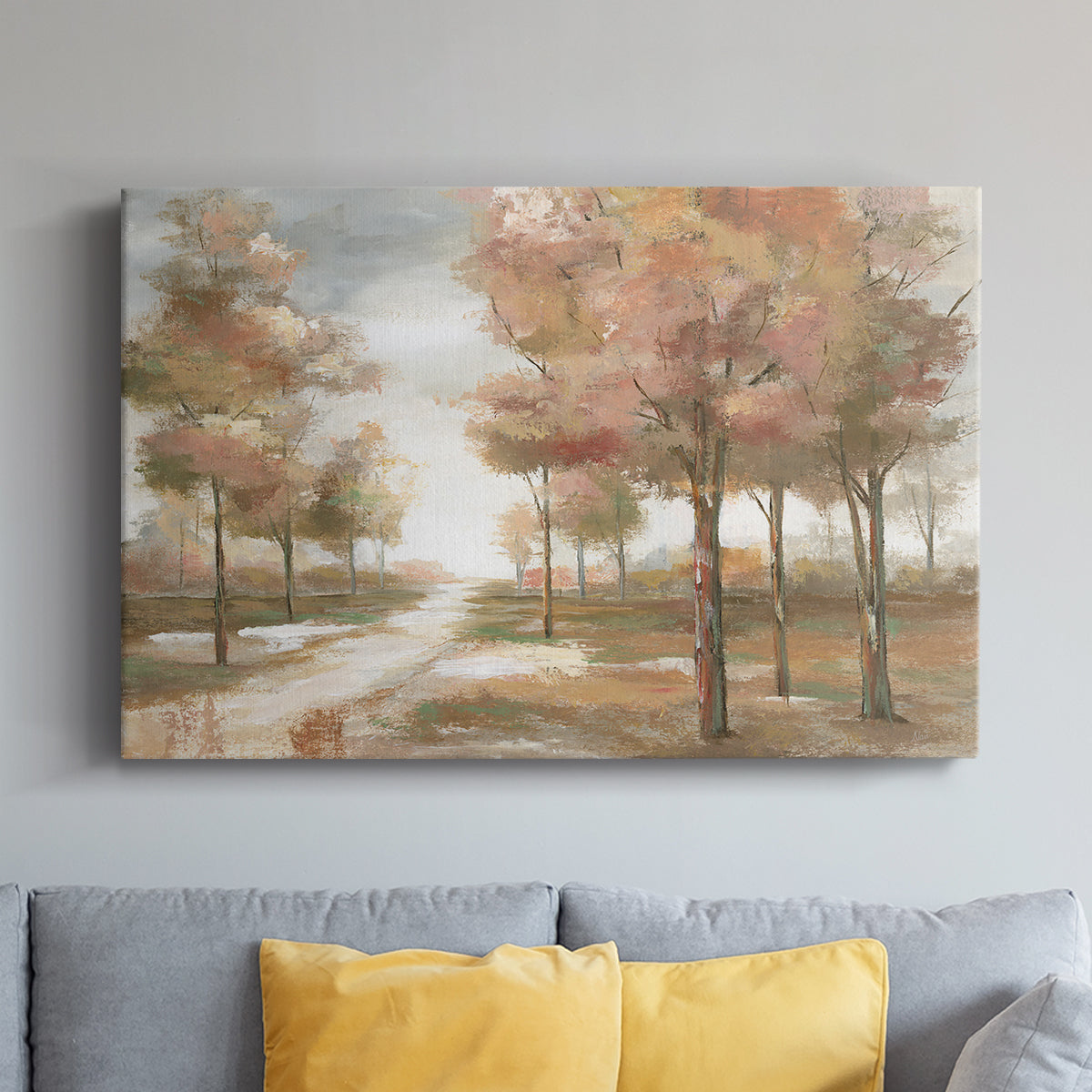 Pastel Park - Canvas Art Print