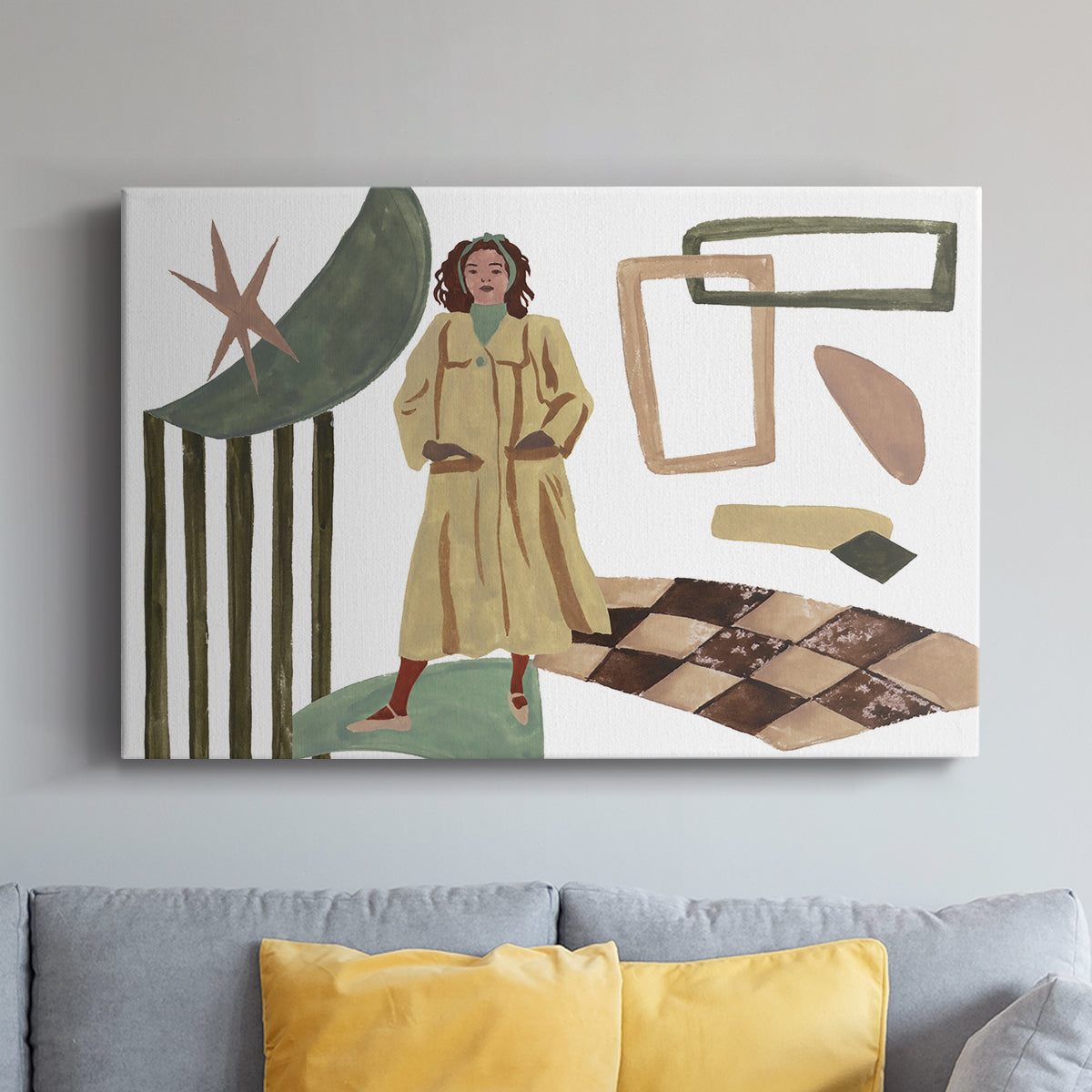 Vintage Vibes VI - Canvas Art Print