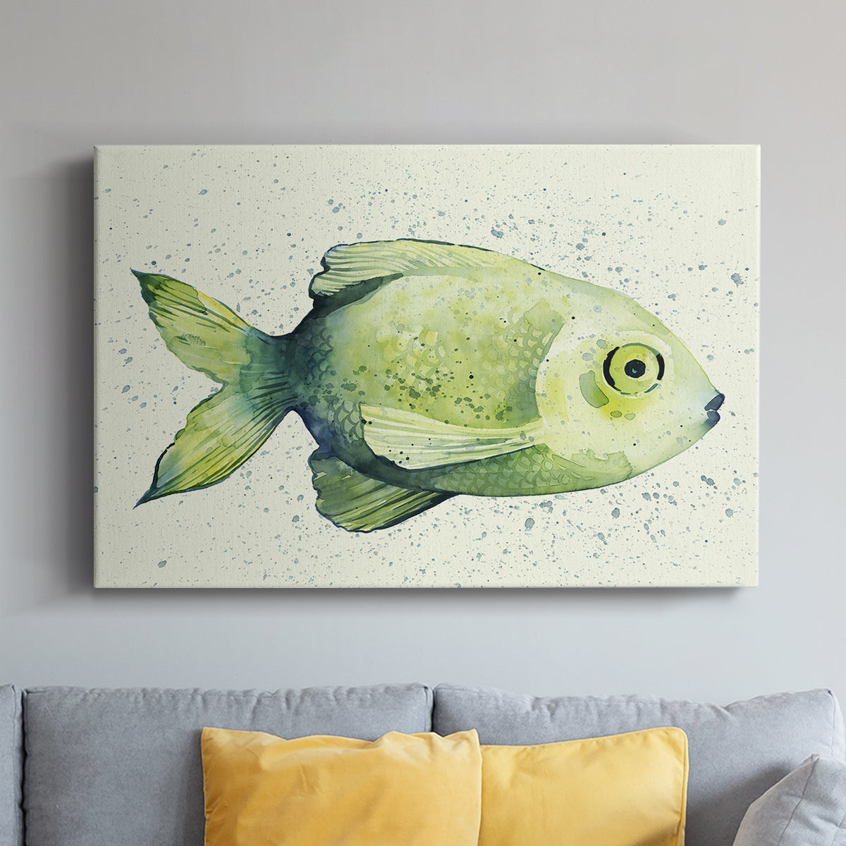 Speckled Freshwater Fish II - Canvas Art Print