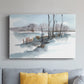 Winter Stream Watercolor I - Canvas Art Print