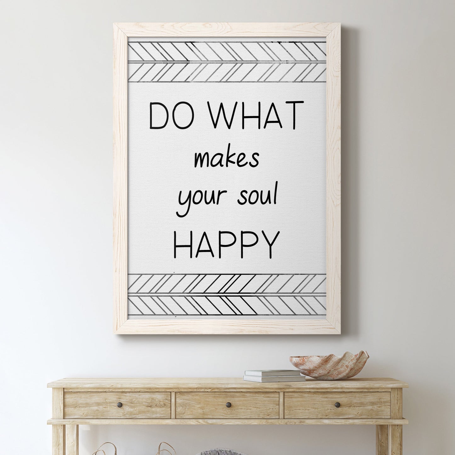 Your Soul Happy - Premium Canvas Framed in Barnwood - Ready to Hang