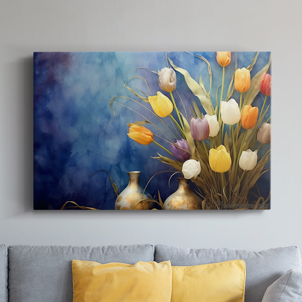 Floral Watercolor XXII - Canvas Art Print