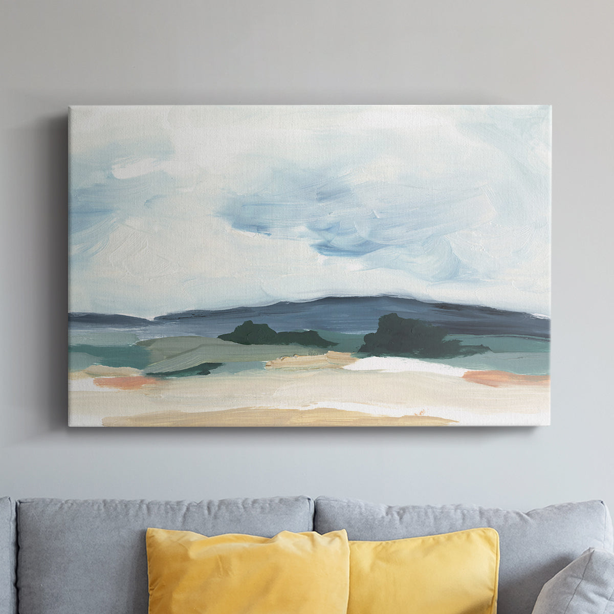 Pastel Vista II - Canvas Art Print