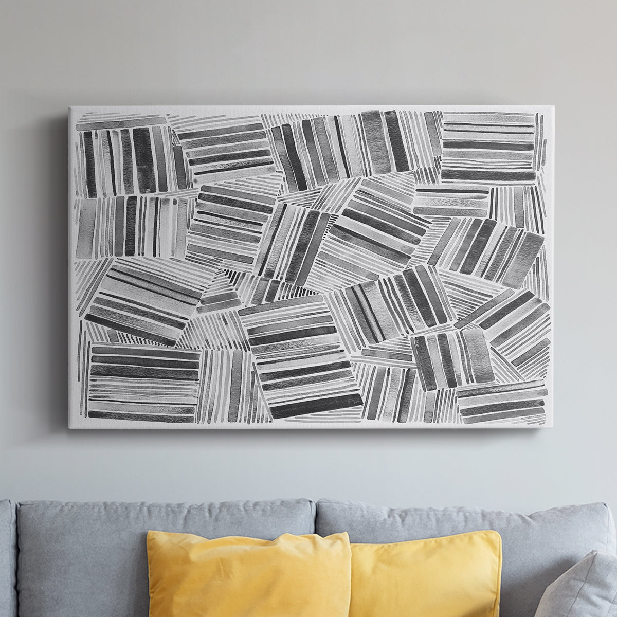 Quilted Pattern III - Canvas Art Print