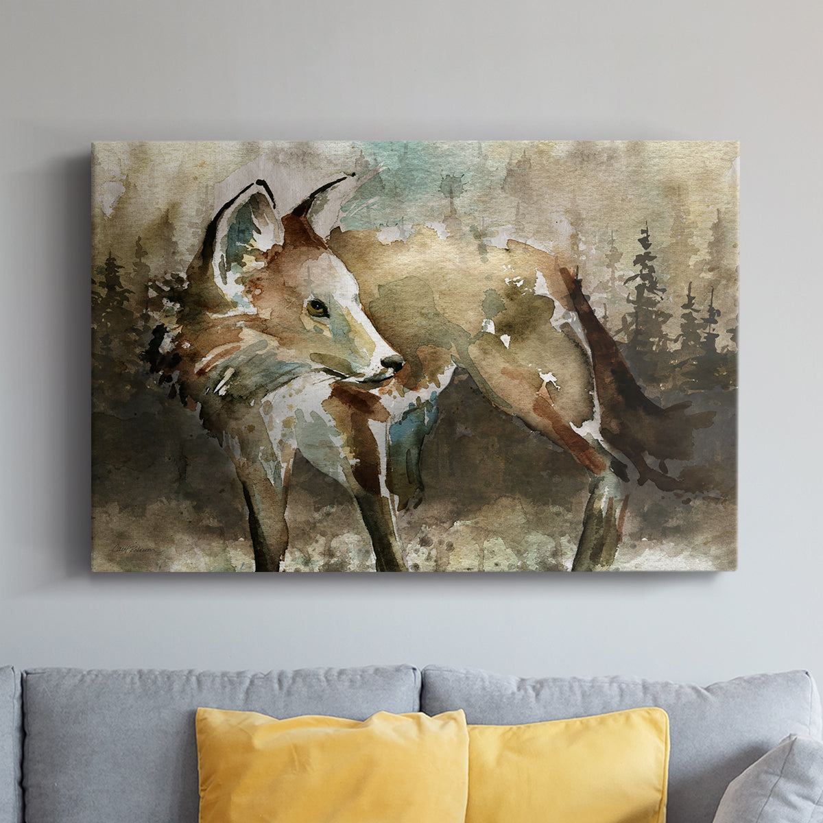 Lodge Twilight I - Canvas Art Print